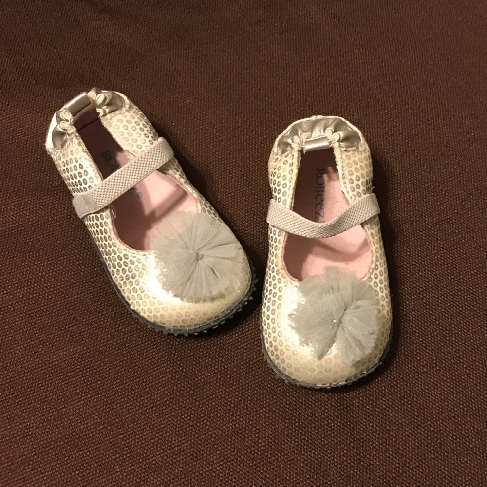 Silver Robeez Baby Shoes